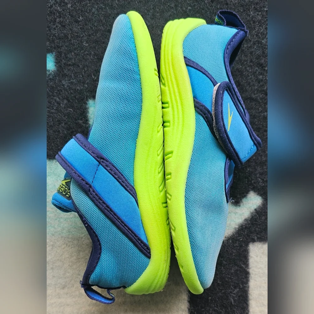 Speedo Kids Solid Shore Explorer Water Shoes - Blue, Size XL (11-12)